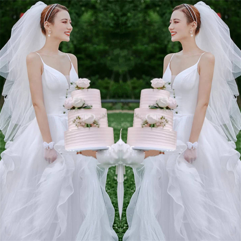 Wedding Dresses 2020 New Brides Wedding to Shoulder Girly Big Trailing Wedding high waist pregnant woman Wedding Dress Light Sensuo