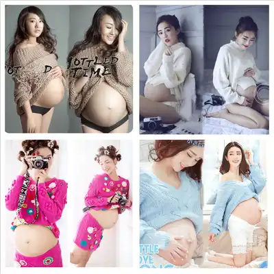 Photo studio maternity clothes New Exhibition pregnancy photography theme clothing pregnant mother photo photo clothes sweater New