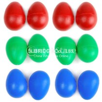 12x plastic percussion musical egg maracas shakers