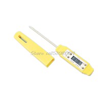 Digital Sensor Probe Cook Food Thermometer Temperature Drop