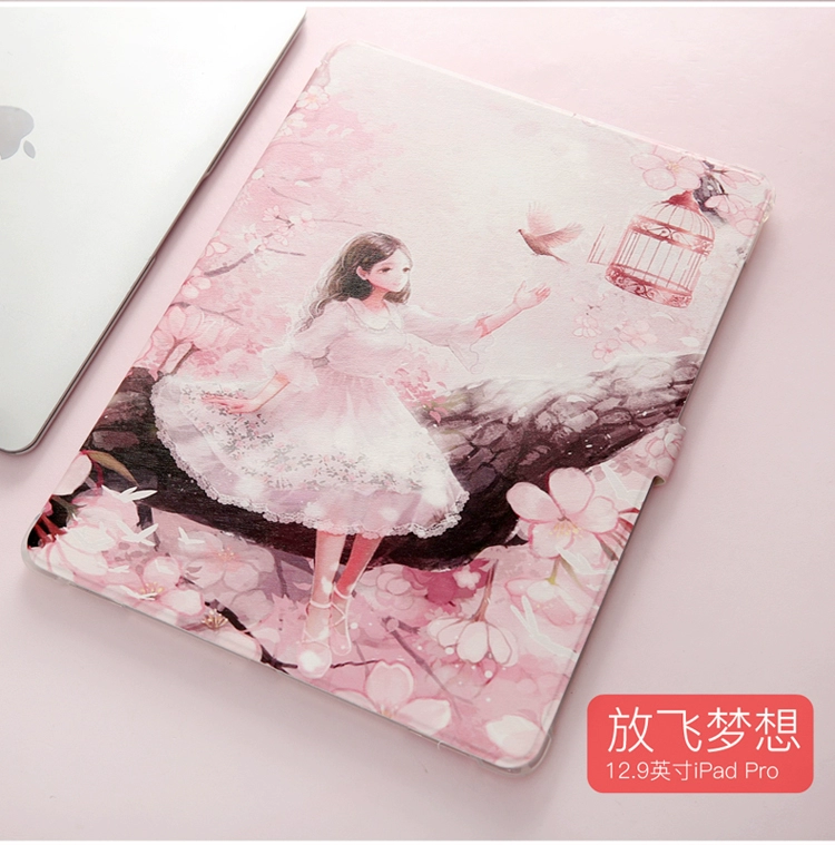 cũ iPad Pro12.9 bao gồm tất cả bảo vệ tay áo thương hiệu nổi tiếng của Apple mềm vỏ silicone ipadpro12.9 inch A1584 dễ thương phim hoạt hình bao da thế hệ thứ 2 vỏ tablet A1670 - Phụ kiện máy tính bảng bàn phím máy tính bảng