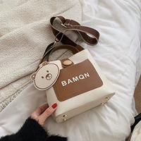 Белый с коричневым сумок