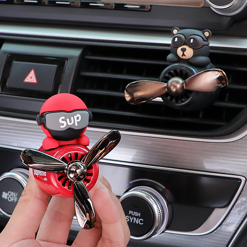 Small fan car perfume outlet car fragrance car decoration car interior decoration products