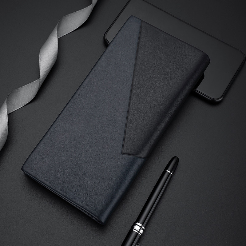 Seven wolves wallets male long version genuine leather large capacity cow leather soft leather money clip minimalist screens 2021 new