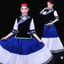 Emotional Friendship Grows Up Swing Dress New Yi Dance Costume Fire prend le festival pour servir le groupe danse minoritaire adulte féminin