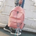 Ins túi lửa nữ phiên bản Hàn Quốc Harajuku ulzzang học sinh trung học ba lô nơ ba lô