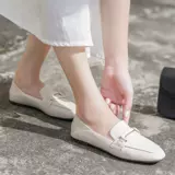 Менеджер магазина остается!Ян ценностей взрыв часов ~ черная одиночная обувь женская дикая британская кожаная голова головы плоская дна лефу обувь