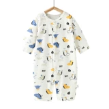 Брендовое детское тонкое дышащее хлопковое боди для новорожденных