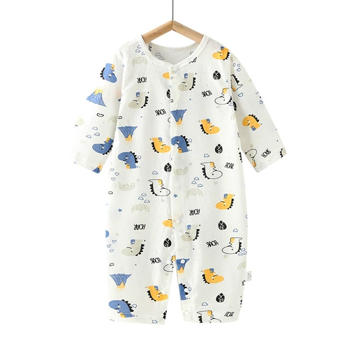 Брендовое детское тонкое дышащее хлопковое боди для новорожденных