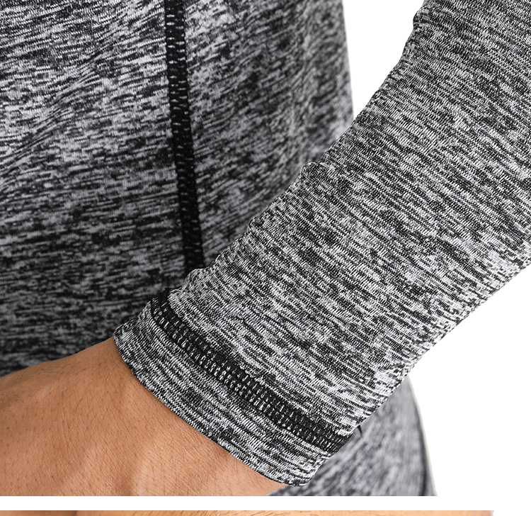 Thể thao vớ nam nhanh chóng làm khô áo len bóng rổ chạy cao đàn hồi T-Shirt phòng tập thể dục quần áo mùa thu đào tạo quần áo quần áo tập gym nữ adidas chính hãng
