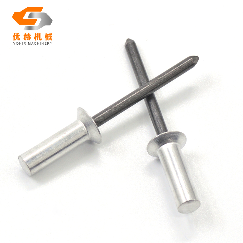 Aluminum alloy closed type core pulling rivets countersunk head pulling