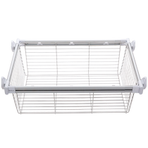 Kabei wardrobe pull basket drawer-type cloakroom built-in storage push-pull basket household cabinet retractable storage rattan basket