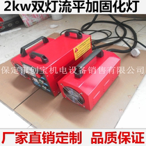 Portable small uv Curing Machine double lamp 2000W ultraviolet uv baking lamp portable uv light oil curing machine