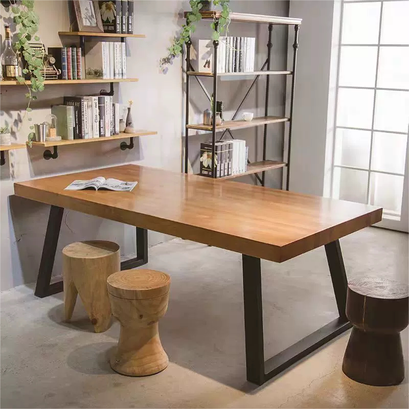 Solid Wood Computer Table Home Bedroom Desk Children's Study Table Nordic Desk Rectangular Conference Table Workbench Solid Wood Computer Table Home Bedroom Desk Children's Study Table Nordic Desk Rectangular Conference Table Workbench