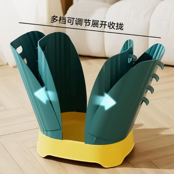 Adjustable Multifunctional Trash Can for Home Kitchen, Living Room, Trendy Dormitory, Extendable Office Desk Wastebasket