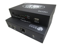 Lang Heng IPHU-200D HDM kvm extender USB keyboard mouse HD audio and video transmission 200 m