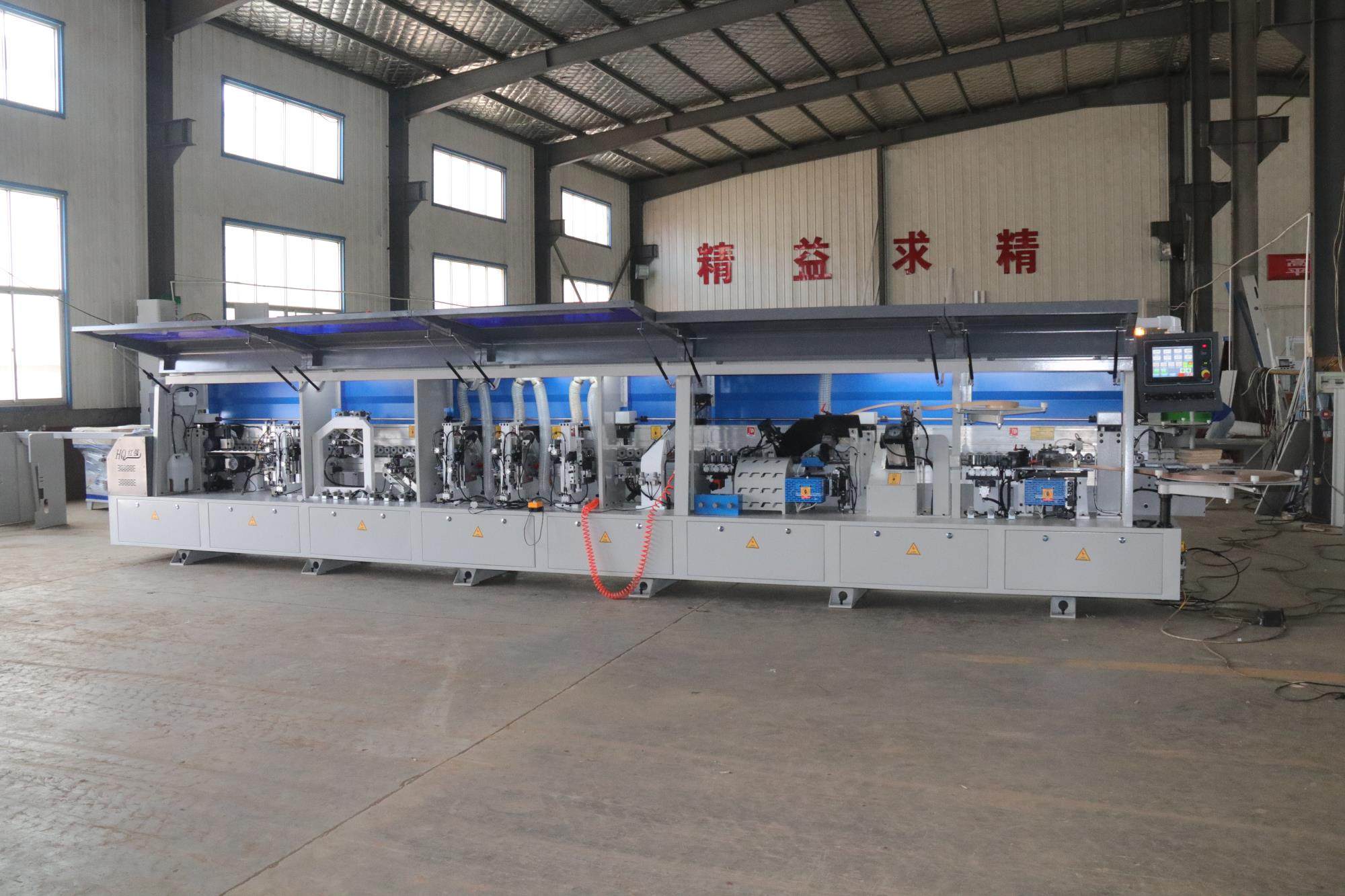 Lianwang MDF450 straight and inclined integrated automatic edge banding machine cabinet door special woodworking machinery factory direct sales
