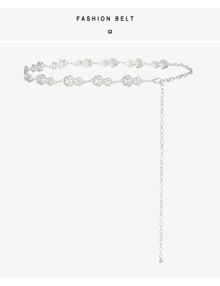 Retro Chain Belt Women's High-end Fashion Metal Waist Chain Decoration With Dress Fine Accessories Ins Trend_voghion.com