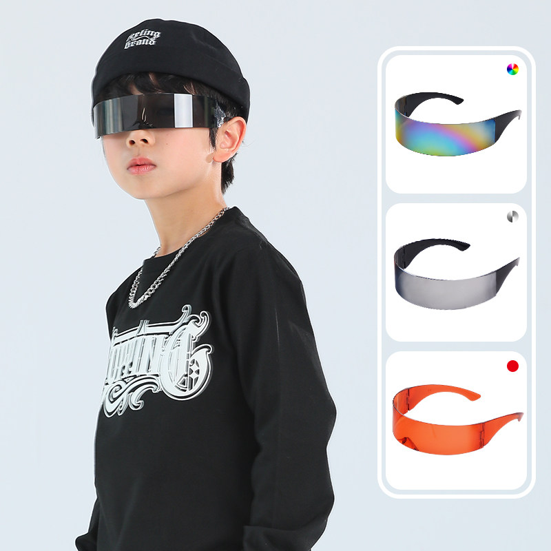 Non-Zero Denier Skids Child Sunglasses Walking Show Boy Baby Saibo Punk Senior Sensation European And European Tech Sense Hip Hop
