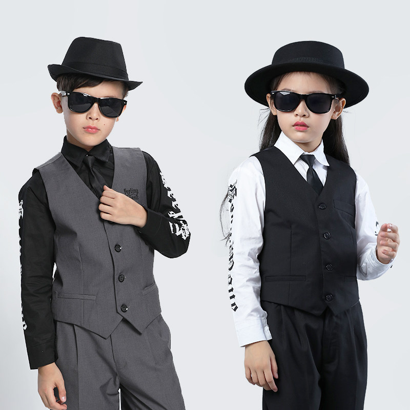 Children's Sunglasses Boy Glasses Popping tide Children's Sunglasses Street Dance Baoy Personality Hiphop Edition
