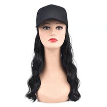 Baseball cap wig hat wig big wave headgear body wave wigs for black