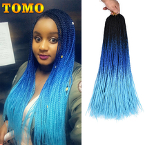 TOMO African dirty braided two strands of twisted Bo braided high temperature silk chemical fiber hair senegalese twist hair
