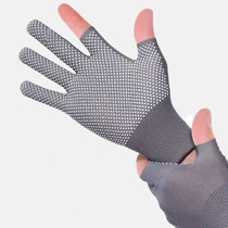 Quick sorting special gloves leak two fingers driving abrasion resistant girls outdoor home sports worksite cotton line Moto small