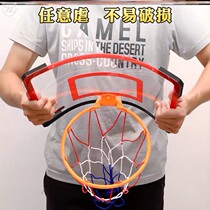  Hanging basketball rack basket wall-mounted indoor household outdoor childrens basketball frame shooting 5-6-8 children play