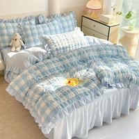 Радужные слойки - небо синий, спящий обнаженным в хлопке