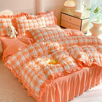 Радужные затяжные апельсиновые спят с хлопком