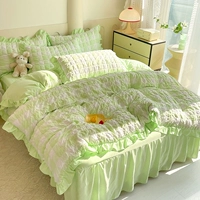 Rainbow Puffs - мятный зеленый сон с обнаженным хлопком