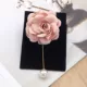 Nhật Bản và Hàn Quốc từ trâm giả ngọc trai vải hoa trâm bầu khí quyển khăn choàng khóa ghim phụ kiện cardigan nữ - Trâm cài