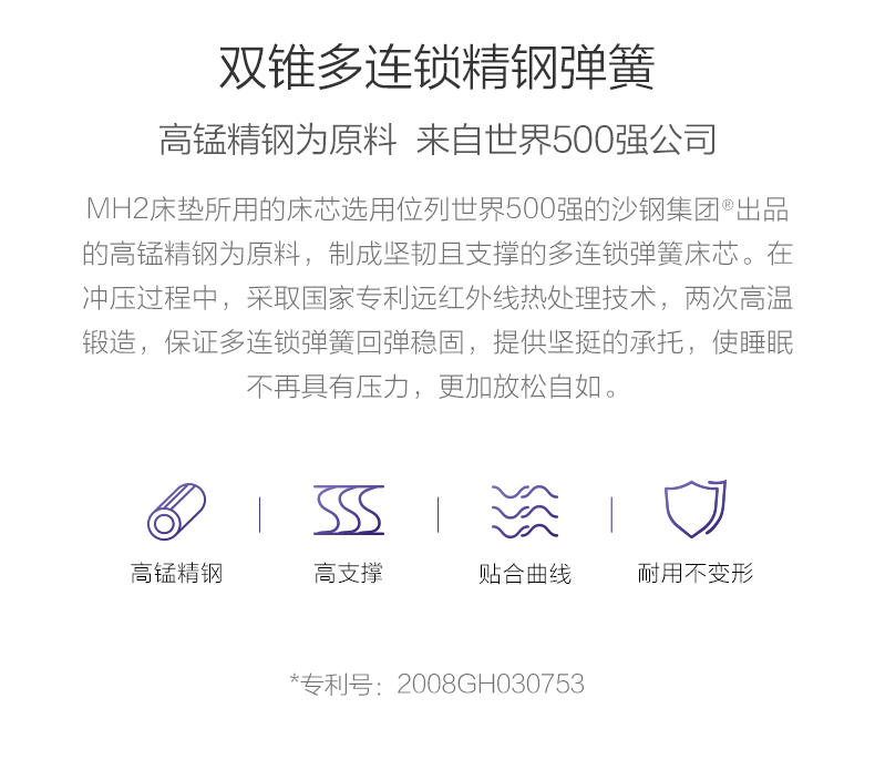 Millet doanh nghiệp chuỗi sinh thái 8H Guards đay latex nệm 1.5m1.8 mét toàn bộ mạng cứng nhắc hơn mùa xuân Simmons - Nệm nệm hơi