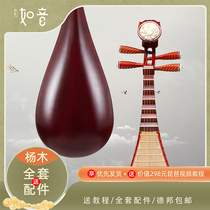 Semi-crossed Indus wood poplar rosewood Rosewood Adult Children Pipa Universal Beginner practice violin dispensers Recommended