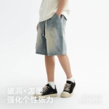 Чернила, джинсовая юбка, летние ретро шорты, штаны, 355G, в американском стиле