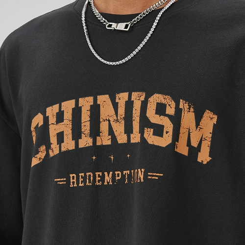 Чинзме CH American Retro Printed Chort -sleaed