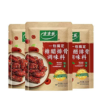 【太太乐】糖醋排骨调味料100g*3袋