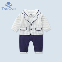 Tommy Gavin childrens suit suit 100 days handsome dress British year-old banquet Harem climbing suit Boys autumn suit