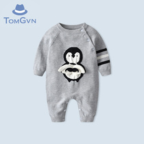 Tommy Gavin baby Autumn jumpsuit newborn clothes baby knitted men casual cotton winter clothes baby men