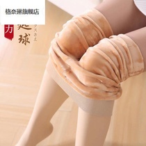 New leggings plus velvet thickened warm foot pants socks women wear autumn and winter leggings socks