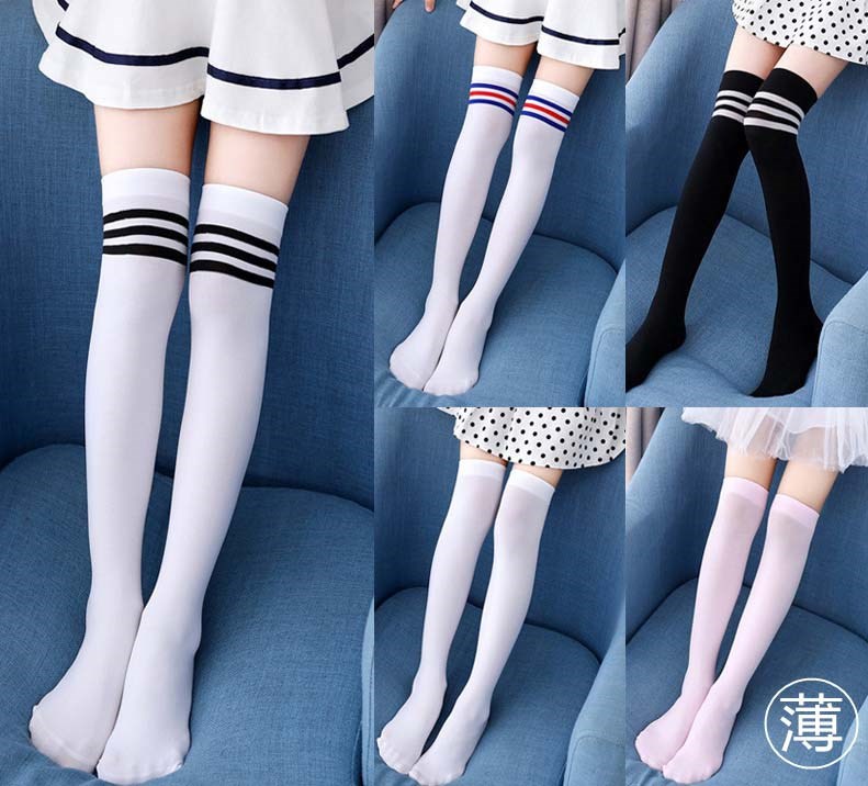 Boys white socks show kindergarten white socks show girls thin baby Summer thin socks summer