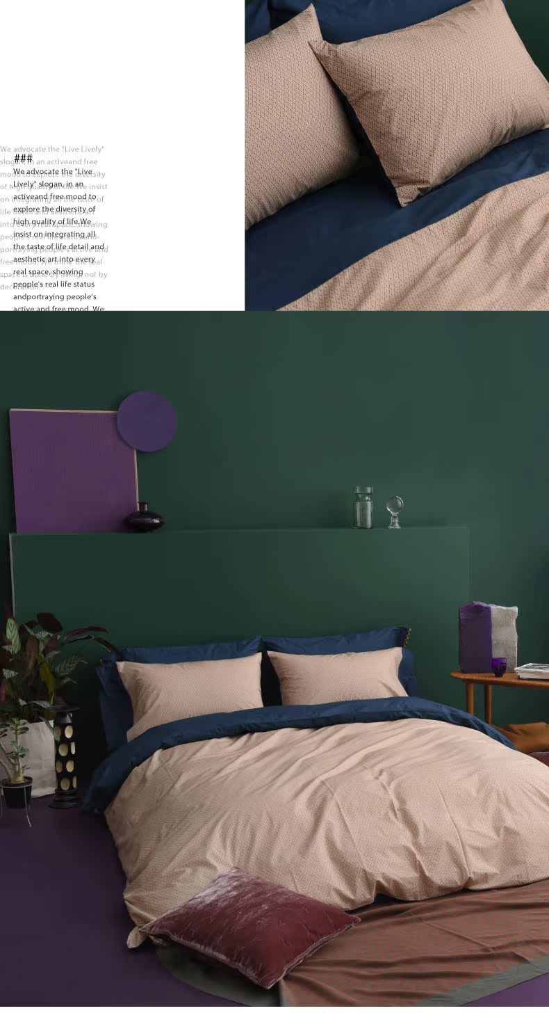 JNBYHOME Giang Nam vải bốn mảnh cao cấp đơn giản sản phẩm giường châu Âu và Mỹ cotton satin châu Âu Bộ HIT2 - Bộ đồ giường bốn mảnh chăn gối