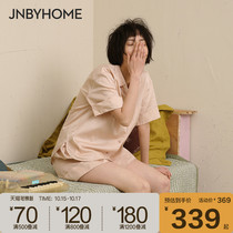 JNBYHOME cotton home wear autumn soft Womens pajama pants solid color casual wear styling set