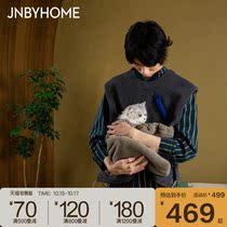 JNBYHOMEx pidan joint pet series vest pull cat walking dog bib bag fisherman vest multi pocket