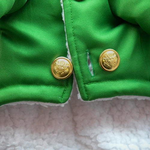 Кошачья одежда осенью и зимней хлопковой одеждой, котят, британская короткая собака, тяга плюшевая плюшка маленькая собака питомец