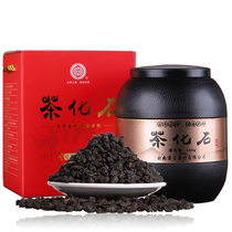 Yunnan Ji tea fossil Puer tea cooked tea Menghai loose tea glutinous rice tea fossil old tea head 500g