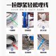 Nylon color tie 3*60-4*200mm plastic tie-rolled tape to tighten and strangle the dog with strong buckle