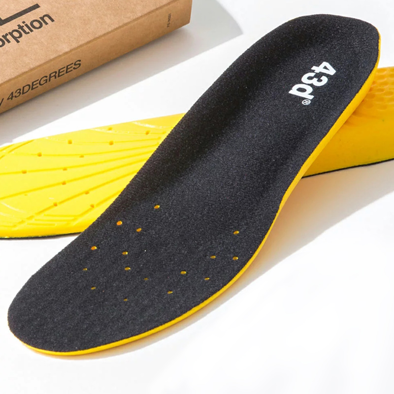 Japan 43d latex sports decompression running insoles soft and comfortable and breathable antibacterial deodorant insole
