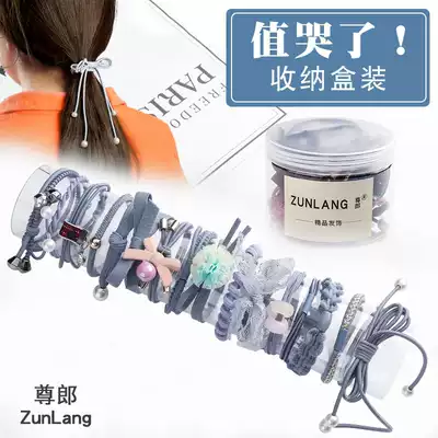 Tie hair Hairband Korean minimalist female hipster Hairband girl rubber band adult Hairband holster