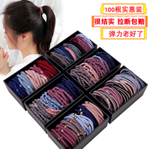 High elastic durable head rope female Korean version of cute adult holster simple tie hair rubber band hair rope head rope rubber ring
